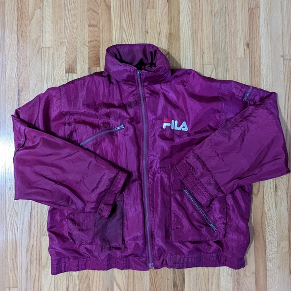 LAST CHANCE - FILA Windbreaker with Packable Hood - Picture 1 of 6